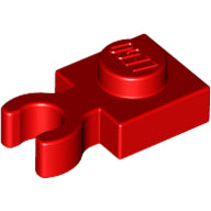 LEGO® los onderdeel Plaat Aangepast in kleur Rood 4085d