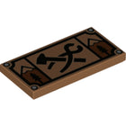 LEGO® los onderdeel Tegel met Motief Medium Noga 87079pb0871