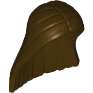 Plaatje in Gallery viewer laden, LEGO® los onderdeel Haar in kleur Donker Bruin 41612