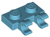 LEGO® los onderdeel Plaat Aangepast Medium Azuurblauw 60470b