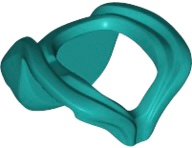 Plaatje in Gallery viewer laden, LEGO® los onderdeel Lijf Accessoire Donker Turkoois 15428