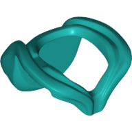 LEGO® los onderdeel Lijf Accessoire Donker Turkoois 15428
