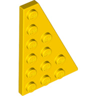 LEGO® los onderdeel Wig Plaat in kleur Geel 48205