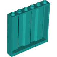 Plaatje in Gallery viewer laden, LEGO® los onderdeel Paneel in kleur Donker Turkoois 23405