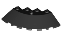 LEGO® los onderdeel Steen Rond in kleur Zwart 95188