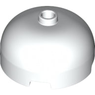 LEGO® los onderdeel Steen Rond in kleur Wit 49308