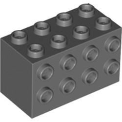 LEGO® Steen Aangepast Donker Blauwachtig Grijs 2434