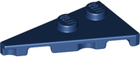 LEGO® los onderdeel Wig Plaat in kleur Donkerblauw 65429