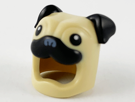 LEGO® los onderdeel Hoofddeksels Geelbruin 73662pb01