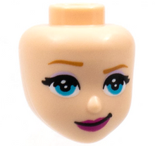 Plaatje in Gallery viewer laden, LEGO® los onderdeel Hoofd in kleur Lichte Noga 77347