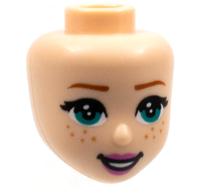 LEGO® los onderdeel Hoofd in kleur Lichte Noga 77365