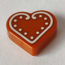 Plaatje in Gallery viewer laden, LEGO® Tegel Rond met Motief Donker Oranje 39739pb05