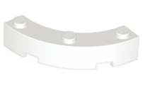 Plaatje in Gallery viewer laden, LEGO® los onderdeel Steen Rond in kleur Wit 48092