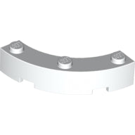 Plaatje in Gallery viewer laden, LEGO® los onderdeel Steen Rond in kleur Wit 48092