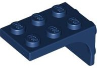 LEGO® los onderdeel Beugel in kleur Donkerblauw 69906