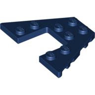 LEGO® los onderdeel Wig Plaat in kleur Donkerblauw 47407