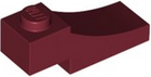 LEGO® los onderdeel Steen Boog in kleur Donkerrood 70681