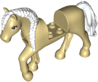 Plaatje in Gallery viewer laden, LEGO® los onderdeel Landdier Geelbruin bb1279c02pb02
