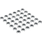 LEGO® los onderdeel Tegel Rond met Motief in kleur Wit 77486