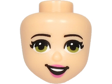 Plaatje in Gallery viewer laden, LEGO® los onderdeel Hoofd in kleur Lichte Noga 77492