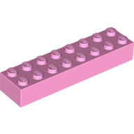 LEGO® los onderdeel Steen in kleur Fel Roze 3007