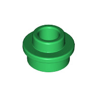 LEGO® los onderdeel Plaat Rond in kleur Groen 85861