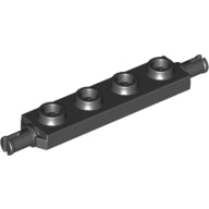 Plaatje in Gallery viewer laden, LEGO® los onderdeel Plaat Aangepast in kleur Zwart 2926