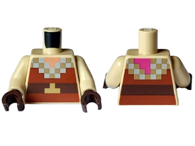 LEGO® los onderdeel Lijf met Motief Geelbruin 973pb4248c01
