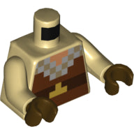 LEGO® los onderdeel Lijf met Motief Geelbruin 973pb4248c01
