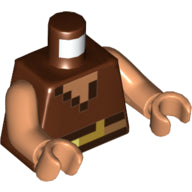 Plaatje in Gallery viewer laden, LEGO® Lijf met Motief Roodachtig Bruin 973pb4247c01
