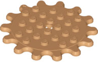 LEGO® los onderdeel Plaat Rond in kleur Medium Noga 35446