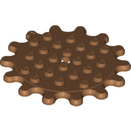 LEGO® los onderdeel Plaat Rond in kleur Medium Noga 35446