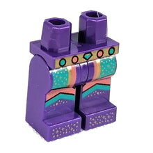 Plaatje in Gallery viewer laden, LEGO® onderdeel Benen met Motief Donkerpaars 970c00pb1234