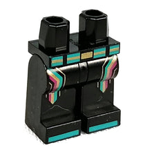 Plaatje in Gallery viewer laden, LEGO® los onderdeel Benen met Motief Zwart 970c00pb1233