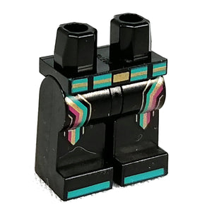 LEGO® los onderdeel Benen met Motief Zwart 970c00pb1233