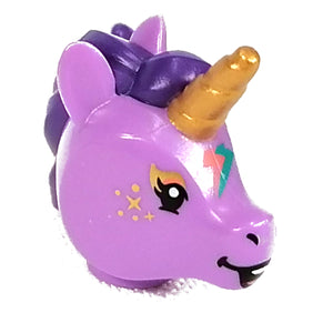 LEGO® onderdeel Hoofd Aangepast Medium Lavendel 70751pb02