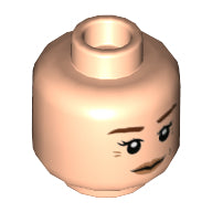Plaatje in Gallery viewer laden, LEGO® los onderdeel Hoofd in kleur Lichte Noga 3626pb2788