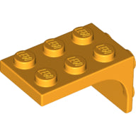 Plaatje in Gallery viewer laden, LEGO® los onderdeel Beugel Helder Licht Oranje 69906