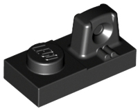 Plaatje in Gallery viewer laden, LEGO® los onderdeel Scharnier in kleur Zwart 30383