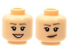 Plaatje in Gallery viewer laden, LEGO® los onderdeel Hoofd in kleur Lichte Noga 3626pb2798