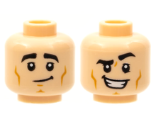 Plaatje in Gallery viewer laden, LEGO® los onderdeel Hoofd in kleur Lichte Noga 3626pb2799