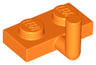 LEGO® los onderdeel Plaat Aangepast in kleur Oranje 4623b