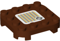 LEGO® Plaat Aangepast met Motief Roodachtig Bruin 66792pb005