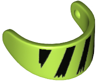 LEGO® los onderdeel Hoofddeksel Accessoire Limoen 2447pb04