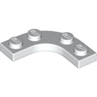 LEGO® los onderdeel Plaat Rond in kleur Wit 68568