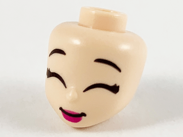 LEGO® los onderdeel Hoofd in kleur Lichte Noga 77786