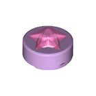 LEGO® los onderdeel Tegel Rond met Motief Lavendel 72046pb01