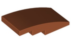 LEGO® los onderdeel Dakpan Gebogen Donker Oranje 93606