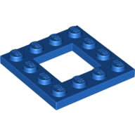 Plaatje in Gallery viewer laden, LEGO® los onderdeel Plaat Aangepast in kleur Blauw 64799