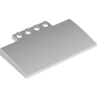 Plaatje in Gallery viewer laden, LEGO® los onderdeel Dakpan Gebogen in kleur Wit 15625